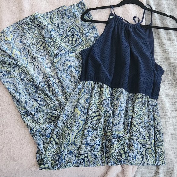 Hi Low summer halter dress - Picture 1 of 2